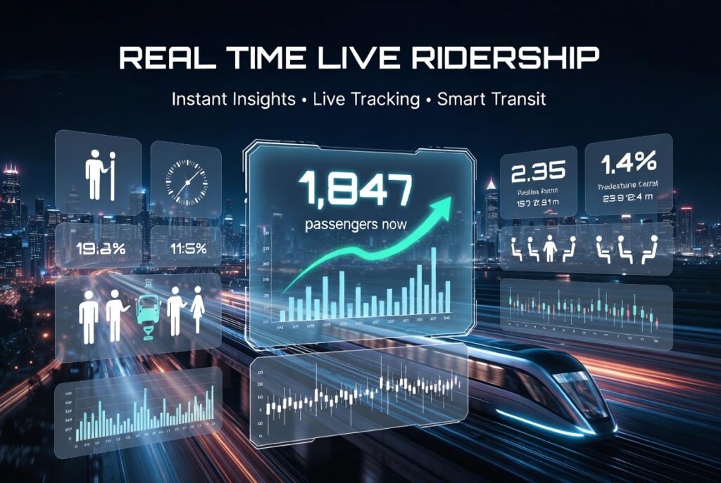 real time live ridership real time live ridership