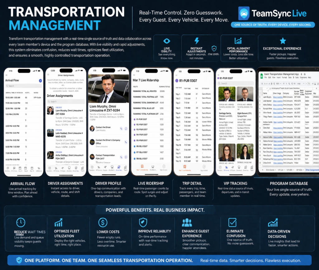 smart transportation management dashboard design