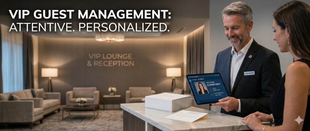 Live Apps vip guest management digital
